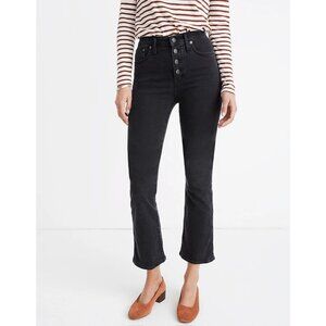 Madewell Cali Demi-Boot Jeans in Bellspring Wash: Button-Front Edition 28